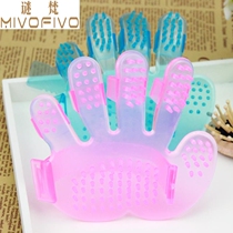 Pet dog bath brush pet supplies pet dog bath brush massage brush gloves brush do not pick color