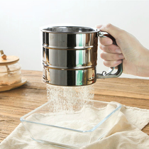 Sieve flour sieve ultra-fine screen household small stainless steel filter screen sieving sifter baking tool sugar sieve