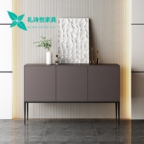 Italian light luxury porch cabinet Nordic simple foyer decoration cabinet modern storage cabinet minimalist living room home side cabinet