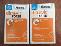 Italy Humana Ditrevit Fish Oil DHAD3 VD Shelf life July 2022