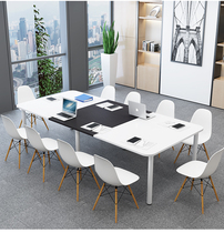 Office furniture Conference table Long table Simple modern negotiation table and chair combination Reception meeting room rectangular bar training