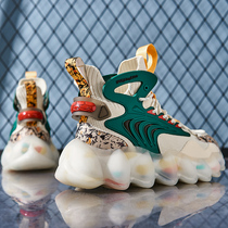 Mens shoes 2022 Spring new trends National wind net high help big code sports running basketball boomer shoes aj Summer