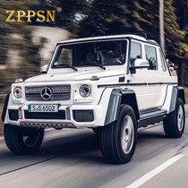 Light luxury brand ZPPSN childrens Mercedes-Benz Big G electric car two-seater four-wheel remote control off-road stroller can sit for adults