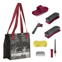  Decathlon equestrian brush horseshoe groove brush cleaning harness Horse brush Equestrian supplies brush horse room cleaning brush IVG3