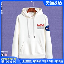 NASA astronaut joint autumn flagship store official website Womens sweater hooded trend loose and wild autumn jacket