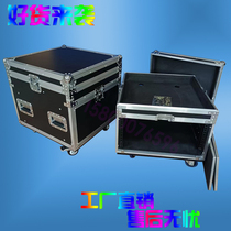 5U6U12U power amplifier cabinet aviation box chassis professional processor mixer microphone box front and rear door combination box