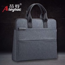 Hente mens bag handbag nylon canvas briefcase male business minimalist paper bag computerized bag crosswalk bag