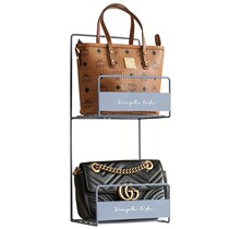 Bag storage rack Home wardrobe door hanging bag shelf wall cabinet dormitory artifact