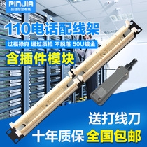  100 pairs of 110 Patch panels 110 Telephone patch panels 110 Patch panels AMP type voice patch panels with modules