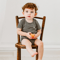 Nest Basics Baby Short Sleeve One-piece Clothes Summer New Pics Bamboo Fiber Monk Conserved Newborn Baby Bag Fart