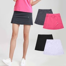 Summer quick-drying skirt anti-gown women running sports skirt elastic tennis badminton casual skirt