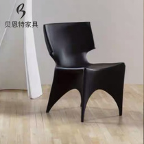 Nordic Designer Casual Office Chair Home Sloth Chair High-end Light Lavish GRP Stool Profiled Horn Dining Chair