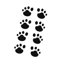 Cat paw prints Dog paw Prints Puppy footprints Hood stickers Side door stickers Car stickers Scratch stickers Body stickers