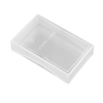  High-end plastic business card box transparent thickened advertising single box(0 41 yuan big box) 500 a box for sale