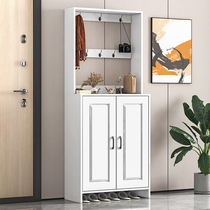 European shoe cabinet coat rack into the house simple large capacity door to the door shoe cabinet multi-layer shelf door shoe storage cabinet