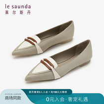 Leerdam 2022 spring summer new mall Same-style Fashion Hit pointed low heels with womens single shoes 3M12416