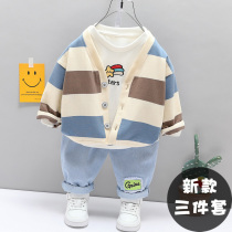 Male Baby Spring Fit 1 year 8 1 10 6 6 ½ 11 9 7 months Spring autumn season Baby clothes Split Boy Suit