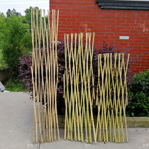 Bamboo telescopic drawing net bamboo fence garden fence bamboo fence courtyard decoration guardrail partition vegetable garden bamboo pole