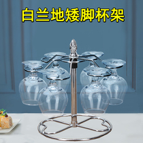 Brandy dwarf cup holder telescopic cup holder glass hanging rack living room ornaments adjustable height red wine cup holder