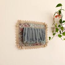 Household meter box shell set decorative cover cloth lace decorative curtain Master control switch box decorative cover gate knife painting