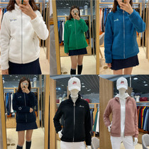 Han Shans golf coat 2 sides wear plush to keep warm