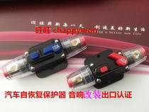 Car car audio with switch fuse holder 12V current power line protection automatic recovery position circuit breaker
