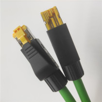 Industrial Plc Special Crystal Head PN Communication Mesh Wire Cable plug profinet network cable connector connector
