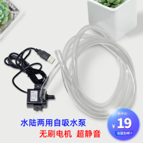 Mini submersible pump Circulation pump Goldfish tank USB water pump Filter aquarium Mini pump Silent power saving