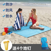 Picnic mat outdoor portable waterproof and moisture-proof thickened picnic floor mat lawn cloth spring outing mat ins Wind