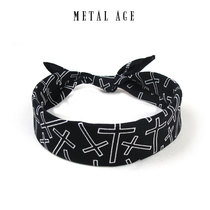Limited gothic cross Hip hop hip hop headscarf Men and women street hipster motorcycle masked towel hiphop headscarf
