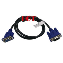  VGA male to female extension cable VGA cable VGA video cable for hole cable with nut can be fixed 1m 15m