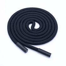 Metal head thickened 8mm round rope Sweater rope belt waist belt rope head shoelace hat rope drawstring Pants rope Pants waist rope