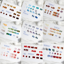 Ice through Nail Polish glue 2021 New Net red 12-color series nail shop special summer white nail art Small set