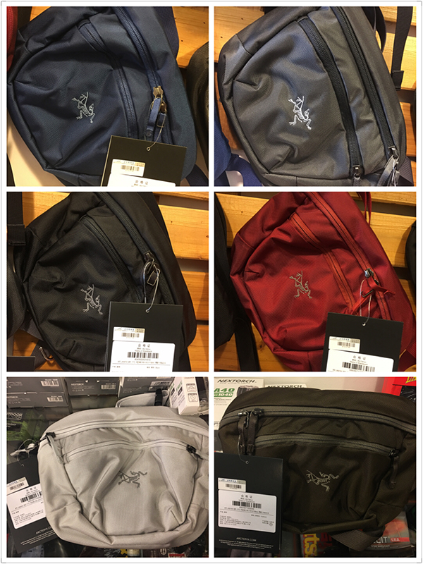 19-year-old Arcteryx Archaeopteryx Maka 2L 1L waistpack with one shoulder inclined bag 17172 17171