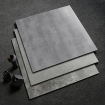 Gray antique tile floor tile 600x600 living room non-slip retro industrial Feng shui mud brick floor tile 60 indoor