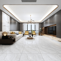 Ash-White negative ion through-body marble tiles 800x800 non-slip floor tiles 80x80 living room floor tiles wear-resistant