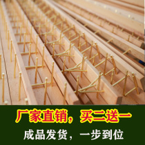 Jewelry wall rack small red book same jewelry display wooden bar Beech socks rack small department store display rack