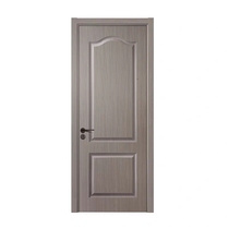 Nature wooden door indoor kitchen toilet glass door wood composite unpainted door paint free door C606