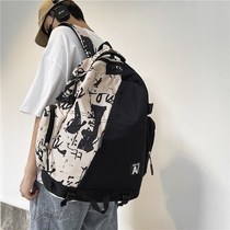 Color selection dark color super large capacity ancient sense schoolbag female Korean version of Mori junior high school students tide cool backpack backpack