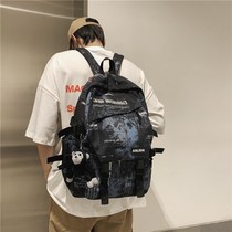 Workers schoolbags male college students large-capacity high school students fashion brand fashion backpack backpack female ins