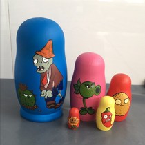 Russian sleeve 5 layers of plant war zombie pure artisanal children Puzzle Toys Girls Holiday Gifts