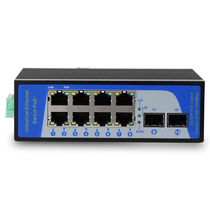 AOPRE2 Optical 8 Gigabit Ethernet Industrial Switch DIN Rail Network Wire Camera