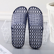 Bathroom Bathing home Lovers Crystal Jelly Slippers Indoor Male Summer Non-slip Leak Cave Plastic Sandals