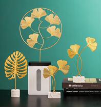 Light luxury creative living room porch wine cabinet decorations home accessories new Chinese office desktop furnishings