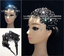 Latin dance modern adult children lace diamond hair band hair hoop hollow dance performance hair band hair accessories