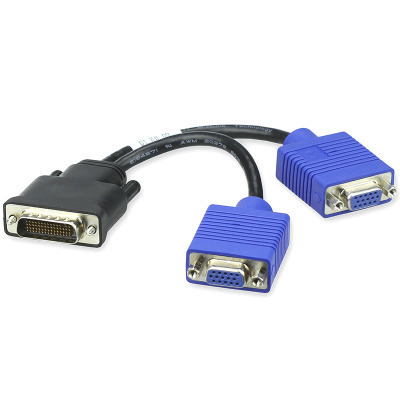 The new original DMS-59-pin-to-VGA DVI one-two-wire 59-pin to VGA graphics card conversion line