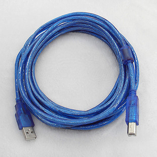 5m printer data cable usb square mouth long line computer connected to HP Canon brothers print port cable