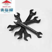 Open-end wrench stop wrench set black dual-purpose wrench fork plate machine repair auto repair tool