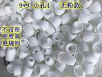 High frequency porcelain bowl type porcelain bead industrial ceramic bead insulation porcelain tube ceramic tube electric furnace wire wearing silk bowl bead without powder