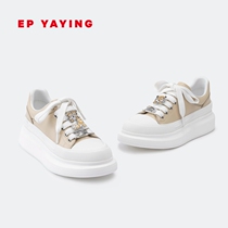EP YAYING Yying for womens shoes collage thick bottom casual sports small white shoes 2022 spring and summer new XC01A